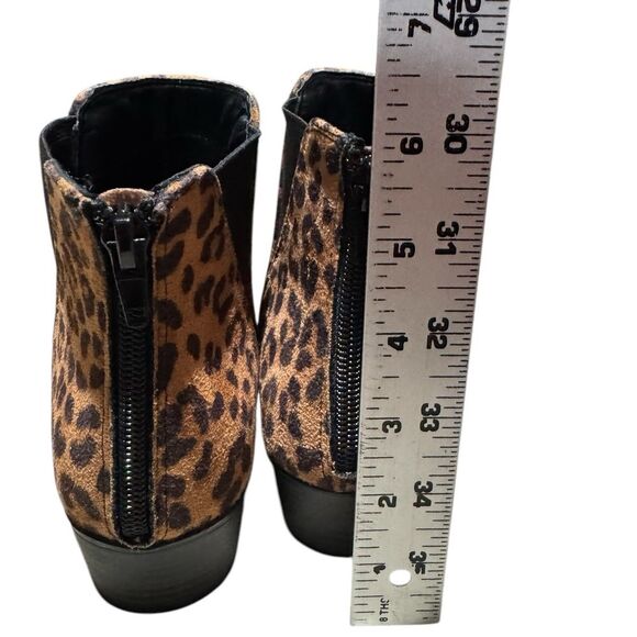 Esprit Leopard Print Ankle Boots, Size 7.5 - Picture 6 of 7